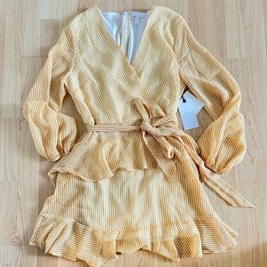 Striped A-Line Dress